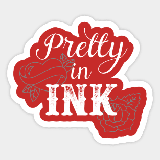 Funny Tattoo Girl Design Sticker